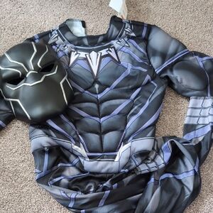 Youth Small Black Panther Costume EUC